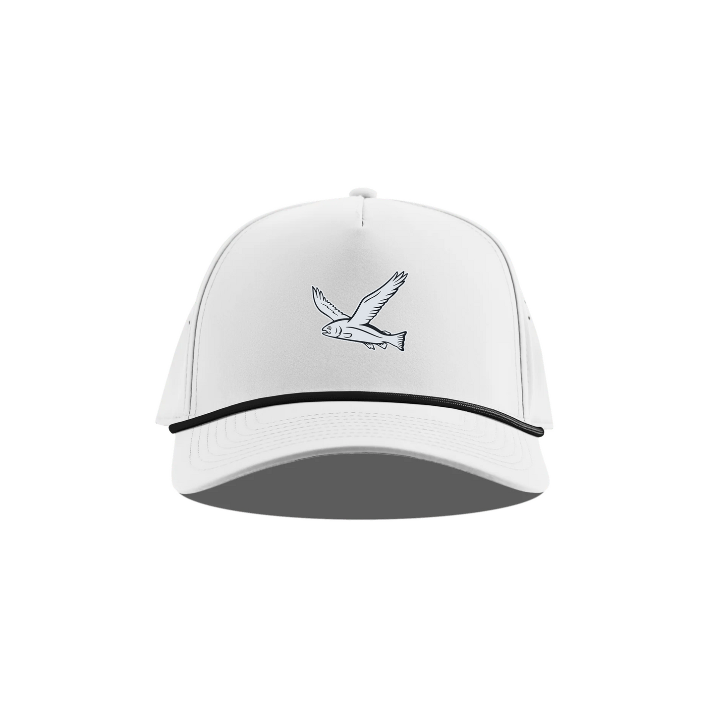 Fishbird Rope Hat - White