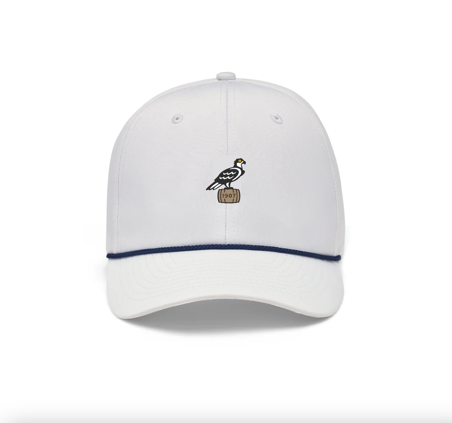 Performance Rope Hat w Spey Bay Logo - White