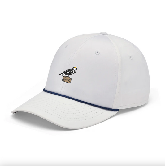 Performance Rope Hat w Spey Bay Logo - White