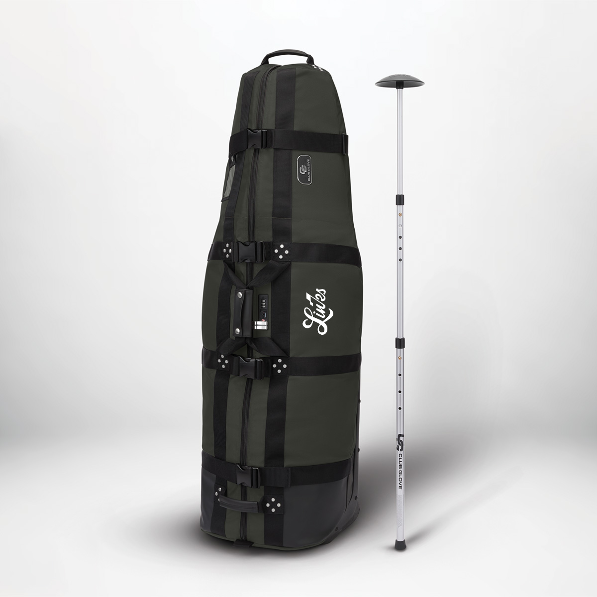 Links x Club Glove Pro Traveler Bag - Black/Grey