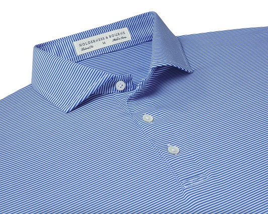 Holderness & Bourne - Perkins Shirt - Cobalt & White