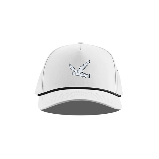 Fishbird Rope Hat - White