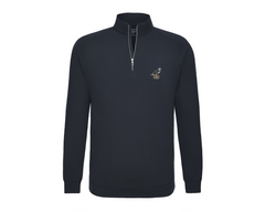 Holderness & Bourne - Westland Pullover w Spey Bay Logo - Black