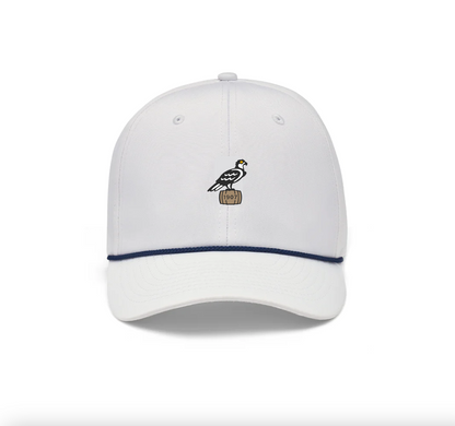 Performance Rope Hat w Spey Bay Logo - White