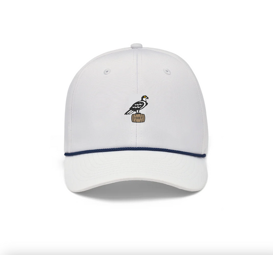 Performance Rope Hat w Spey Bay Logo - White