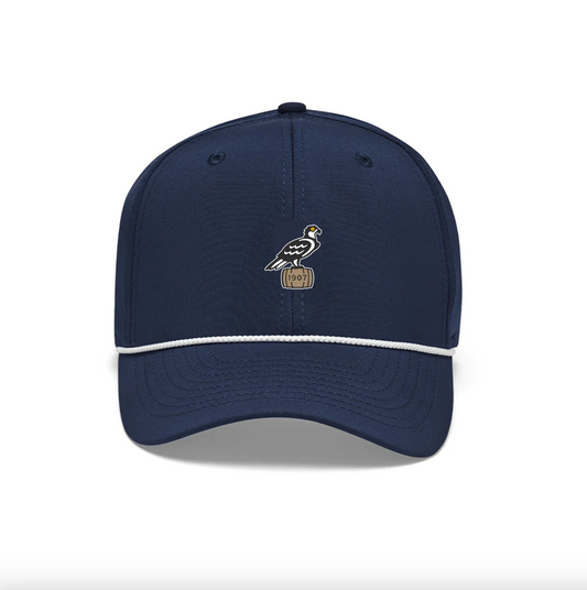 Performance Rope Hat w Spey Bay Logo - Navy