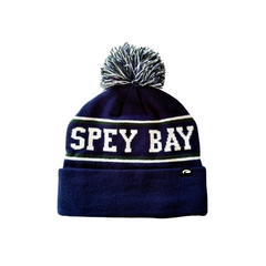 Spey Bay Pom Beanie - Navy