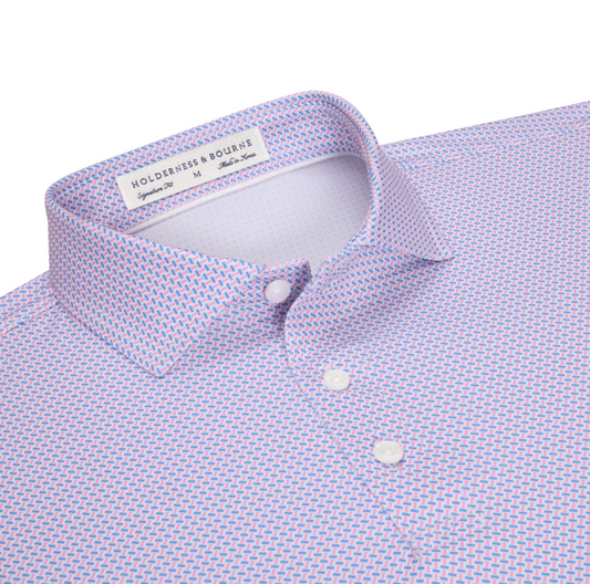 H&B - Norman Shirt (Spey Bay logo) - Belmont & Horizon Blue