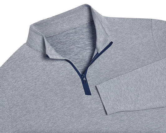 Holderness & Bourne - Bell Pullover w Spey Bay Logo - Heathered Oxford