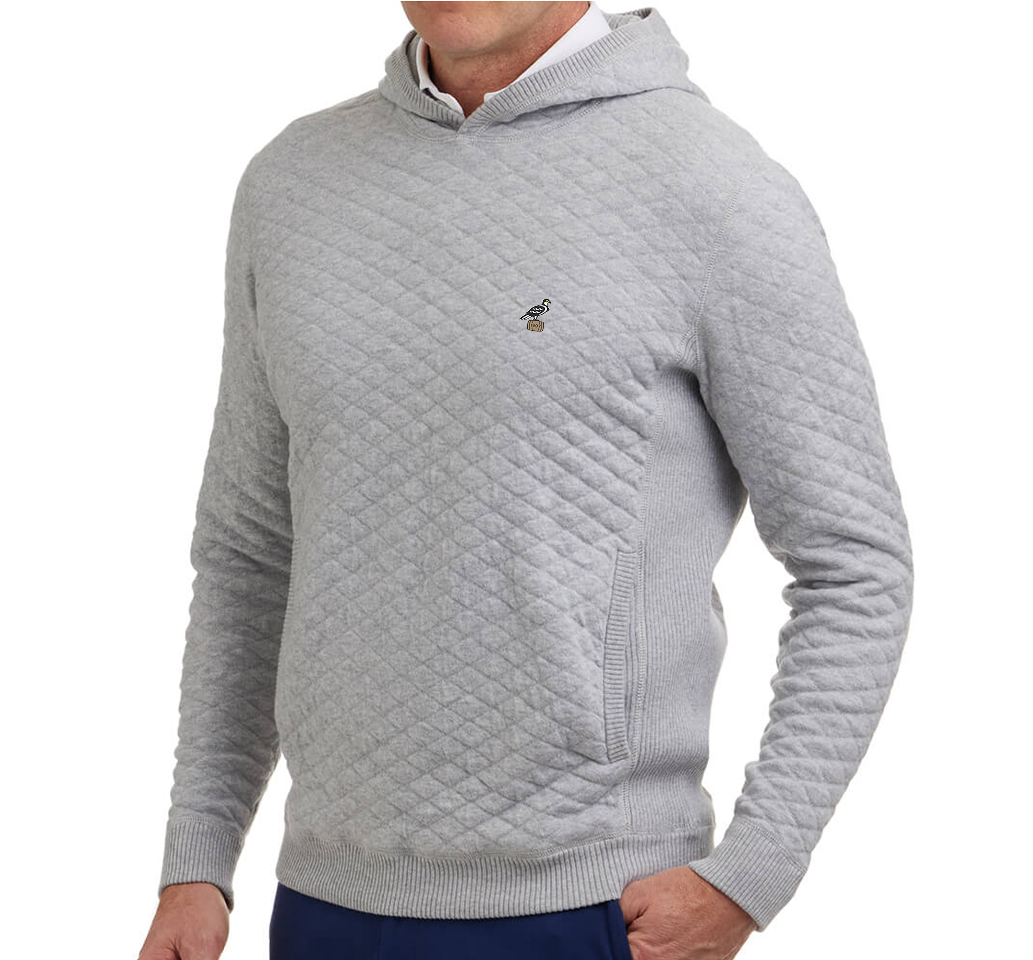 H&B - Wallace Hoodie (Spey Bay logo) - Heathered Gray