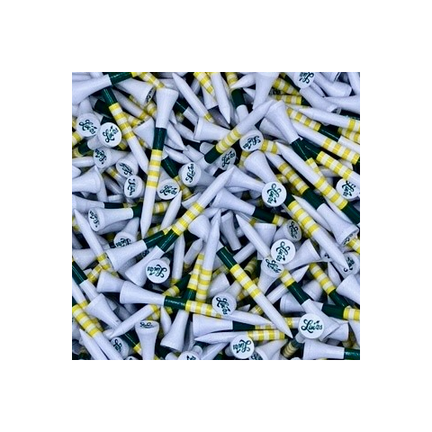 Western Birch Golf Tees - White with Logo (100 pack)